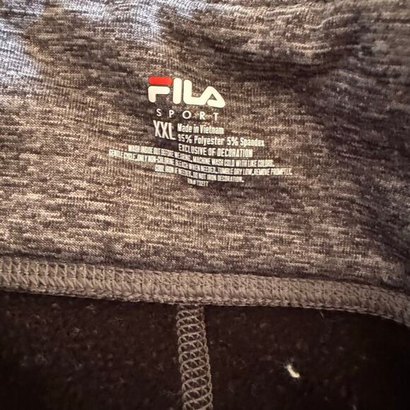 FILA Sport Grey Activewear Jogger Pants Fleece Lined Inside Size XXL - Picture 5 of 6